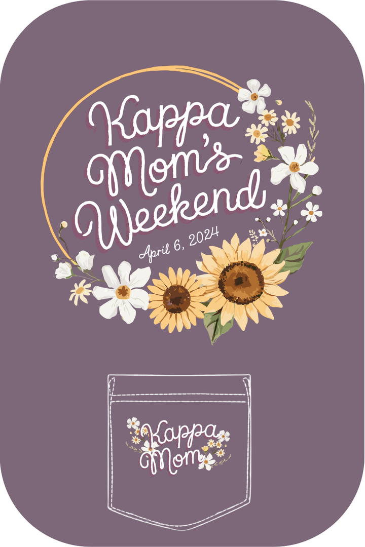 Custom Kappa Mom's Weekend Flowers