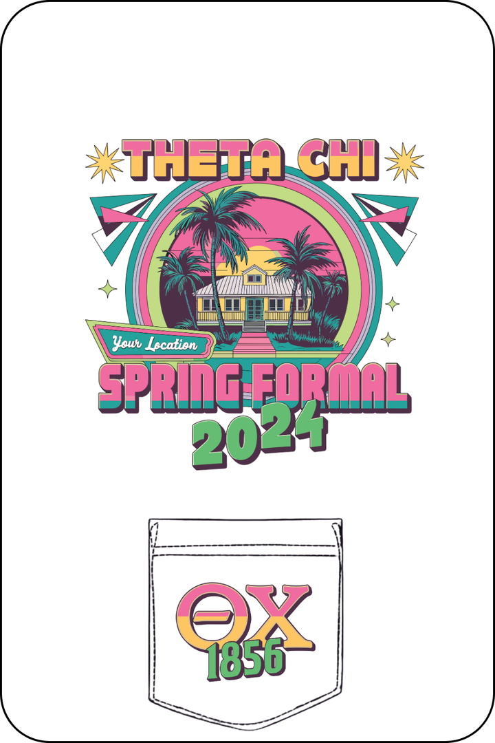 Custom Theta Chi Spring Formal Date Night