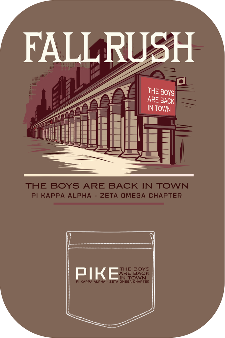 Custom Pi Kappa Alpha - Zeta Omega Chapter Fall Rush