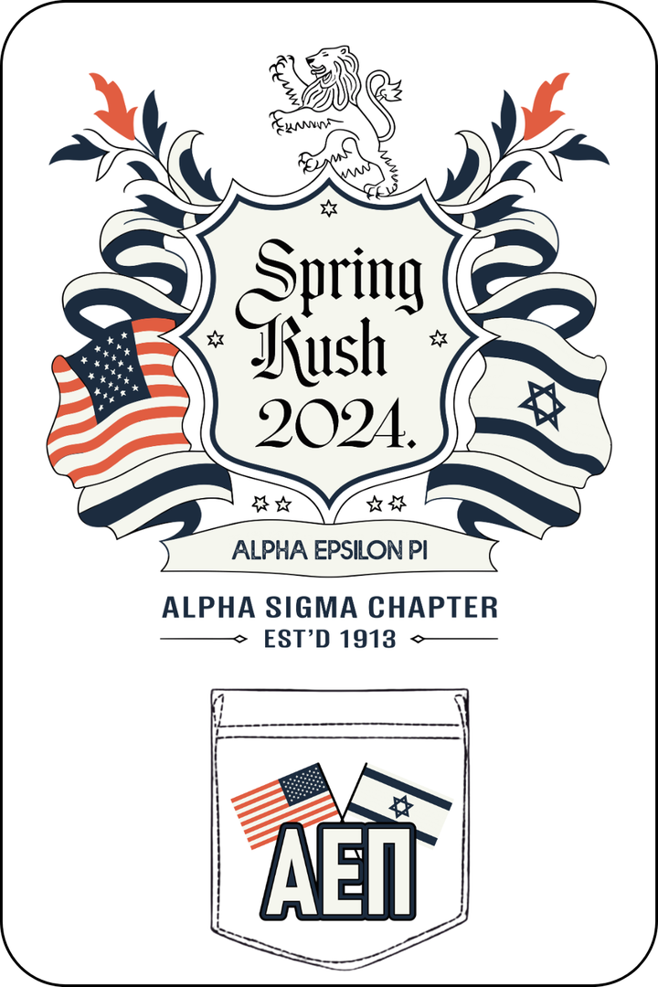 Custom Spring Rush Alpha Epsilon Pi