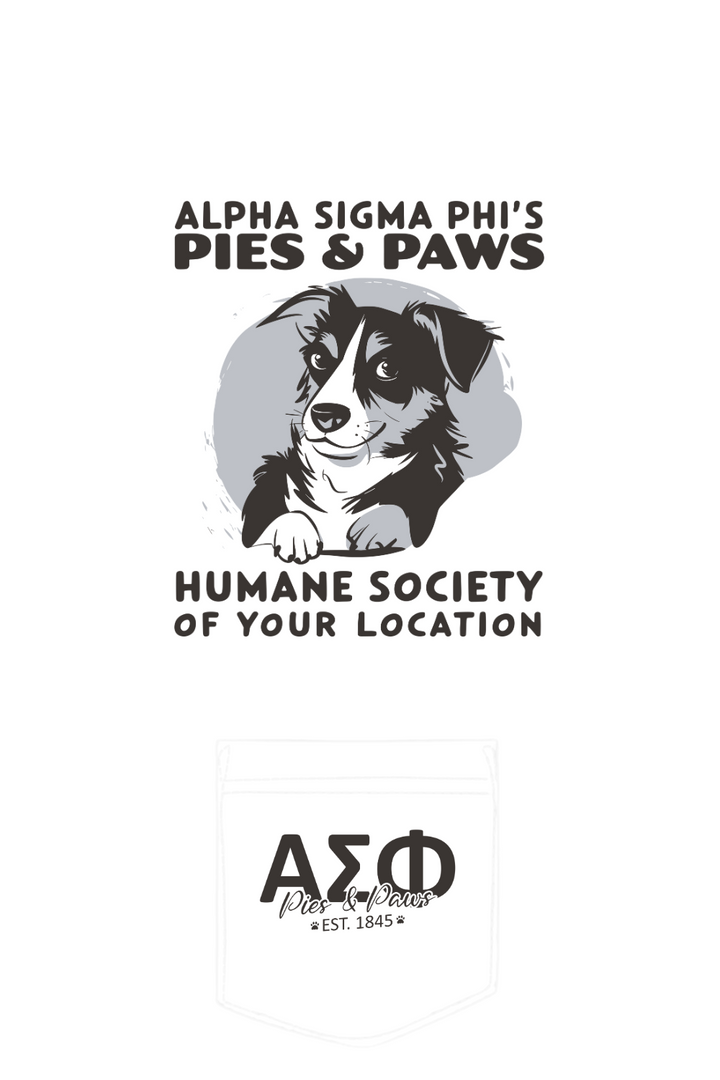 Custom Alpha Sigma Phi Pies And Paws