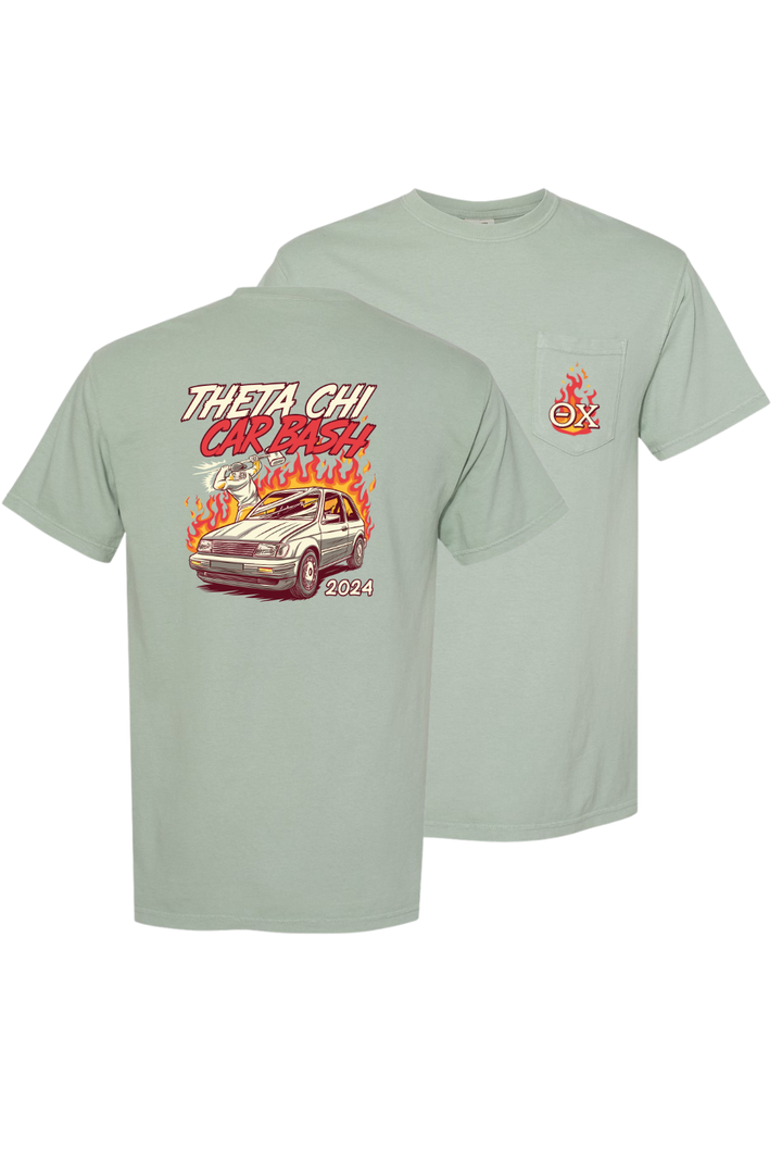 Custom Theta Chi Car Bash Design