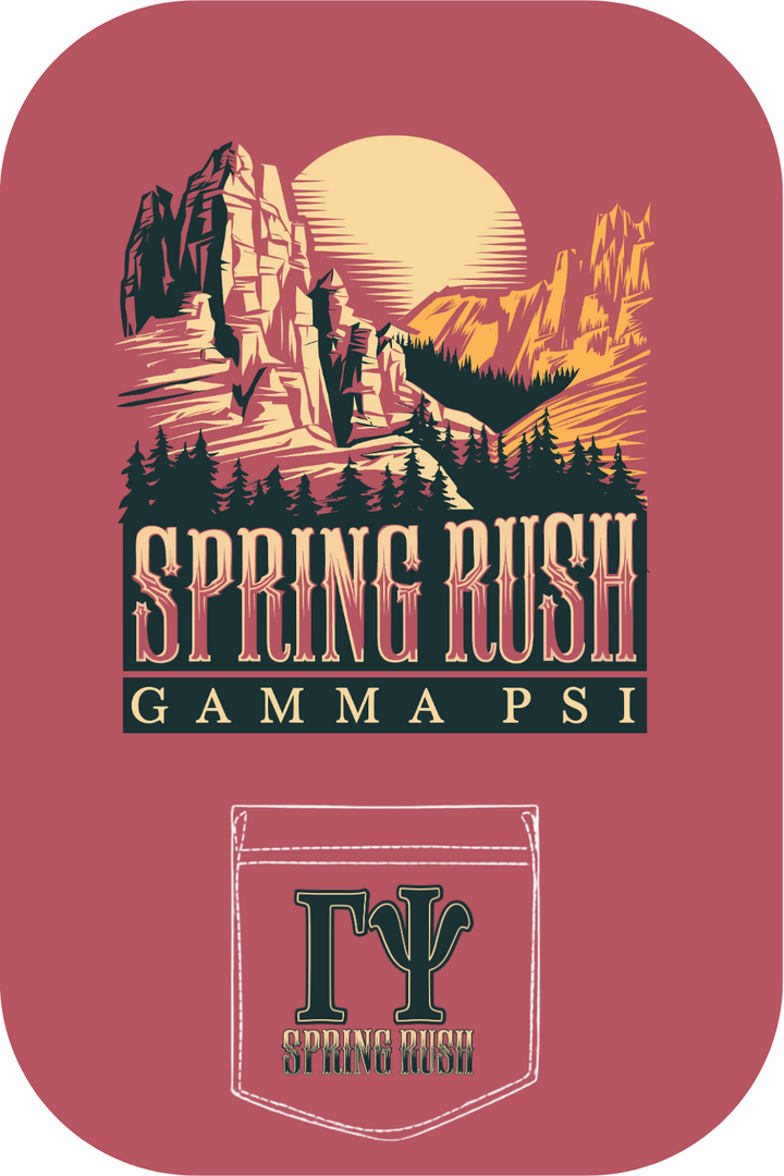 Custom Spring Rush Gamma Psi Rocky Mountain