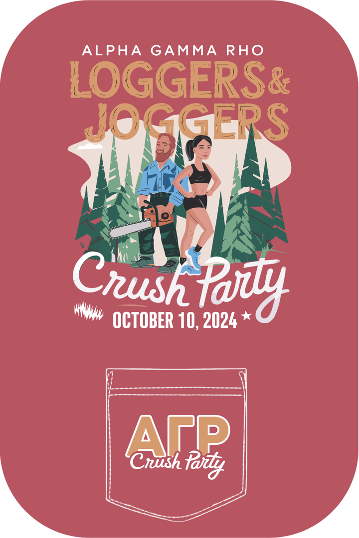 Custom Alpha Gamma Rho Loggers & Joggers