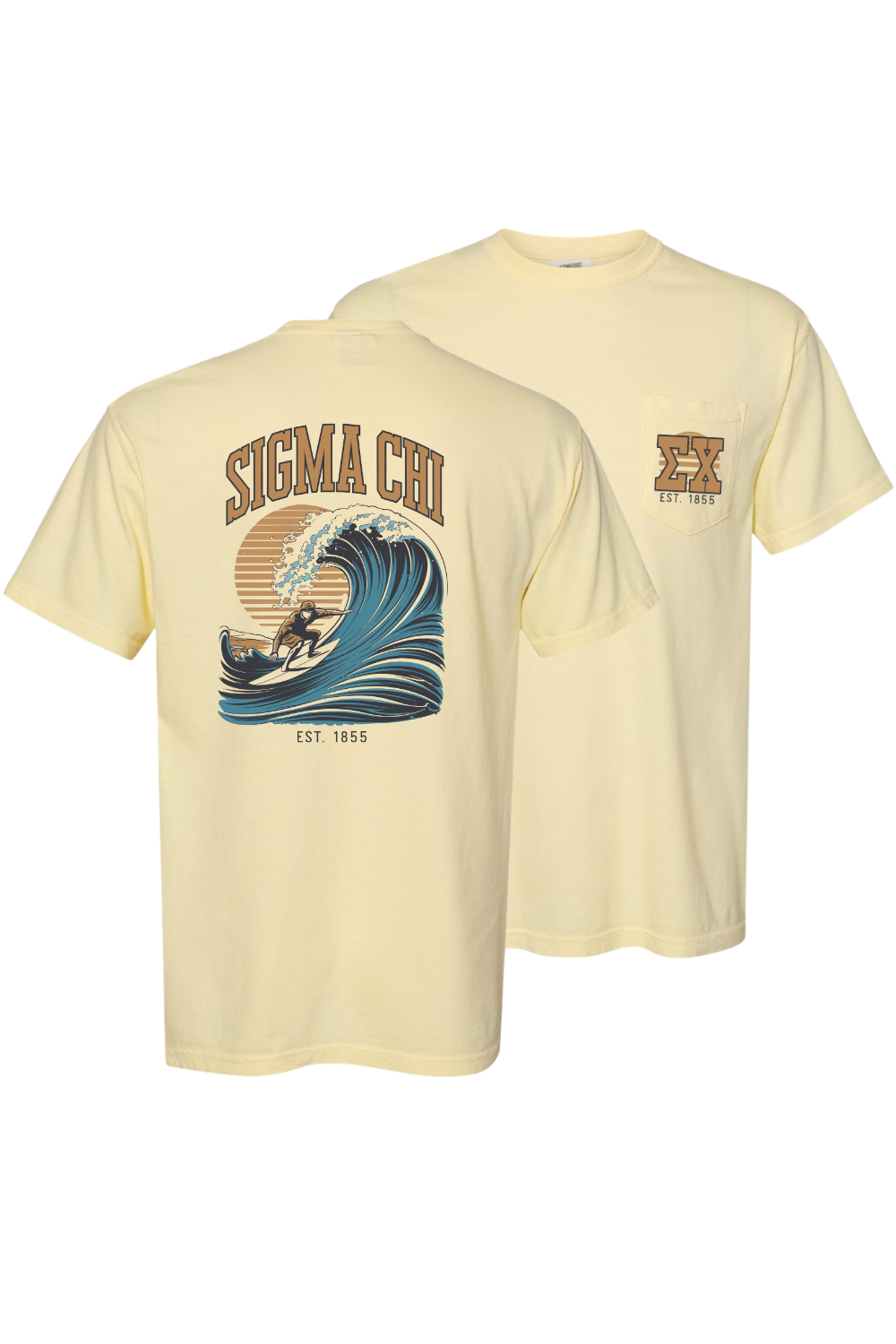 Custom Sigma Chi Surf Wave