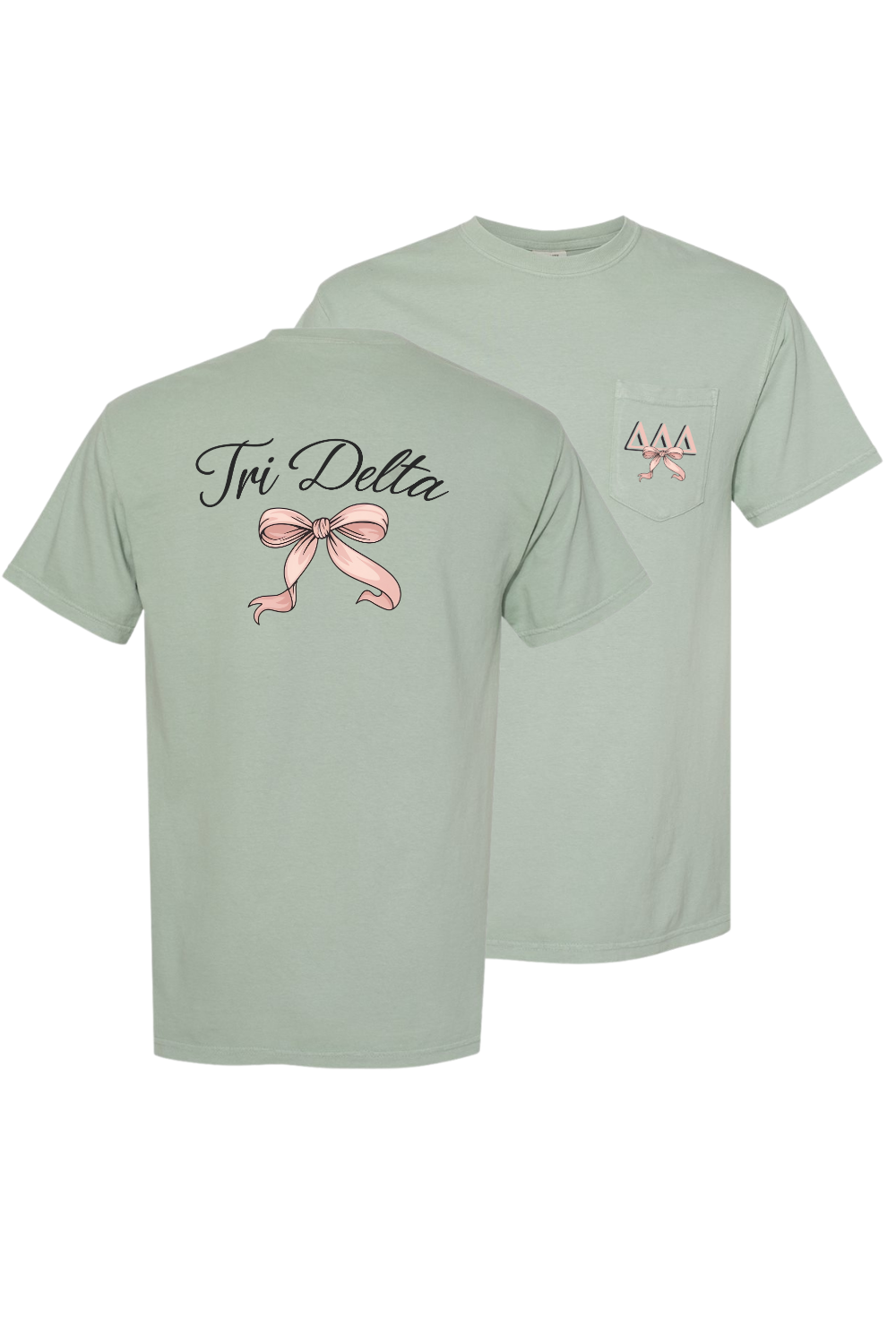 Custom Tri Delta Ribbon