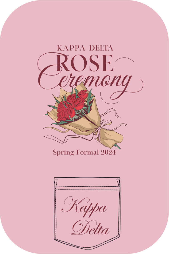 Custom Kappa Delta Rose Ceremony