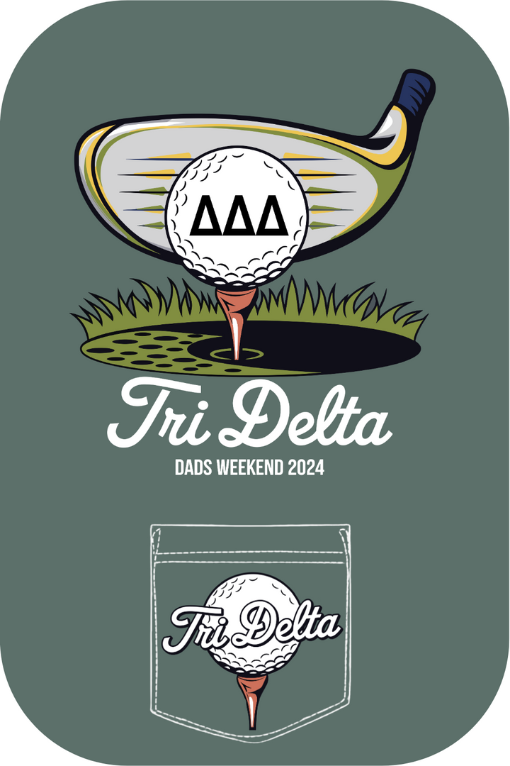 Custom Dad's Weekend Tri Delta Golf