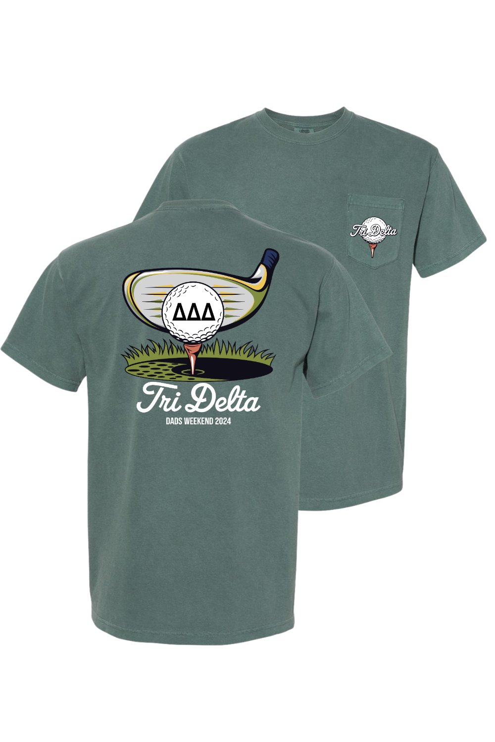 Custom Dad's Weekend Tri Delta Golf