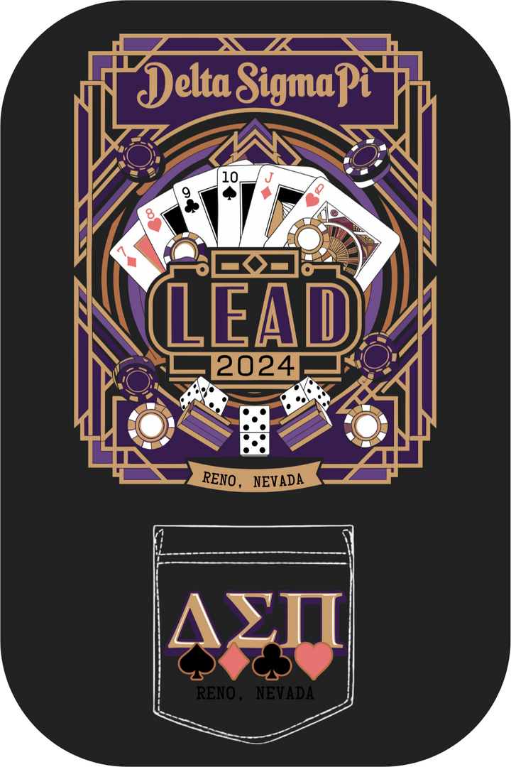 Custom Delta Sigma Pi Lead Playing Cards