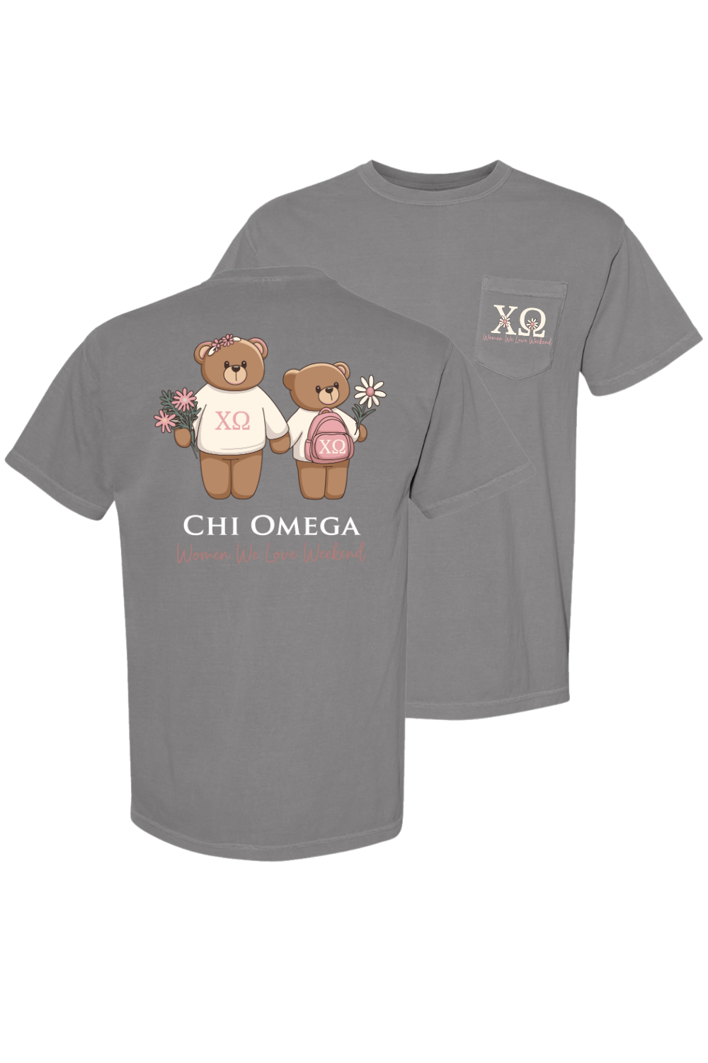 Custom Chi Omega Women We Love Weekend