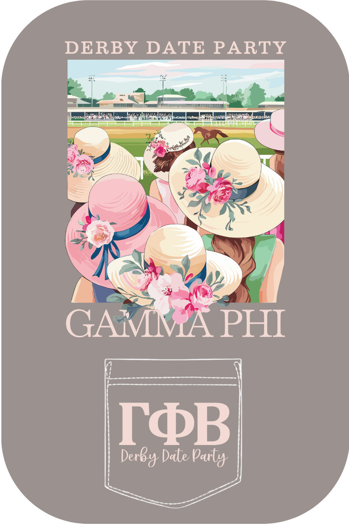 Custom Derby Date Party Gamma Phi