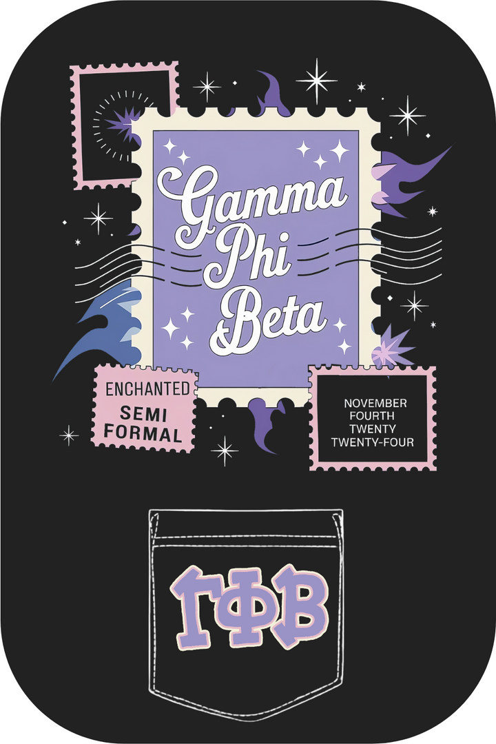 Custom Gamma Phi Beta Enchanted Semi Formal