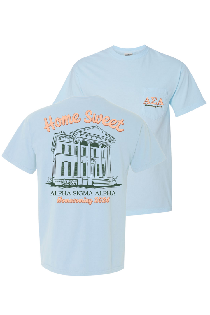 Custom Homecoming Alpha Sigma Alpha Home Sweet