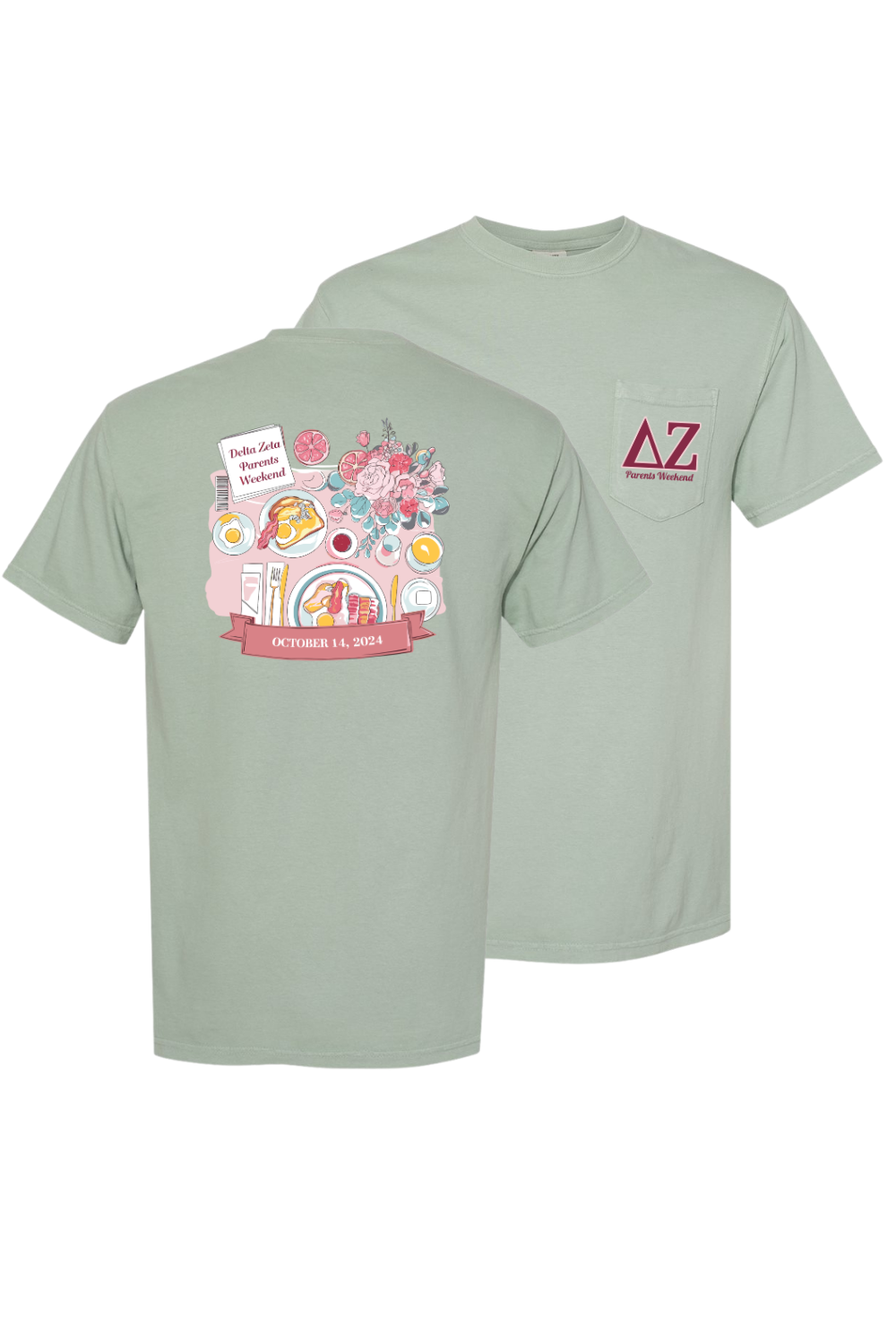 Custom Delta Zeta Parents Weekend