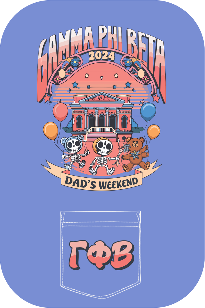 Custom Gamma Phi Beta Dad's Weekend