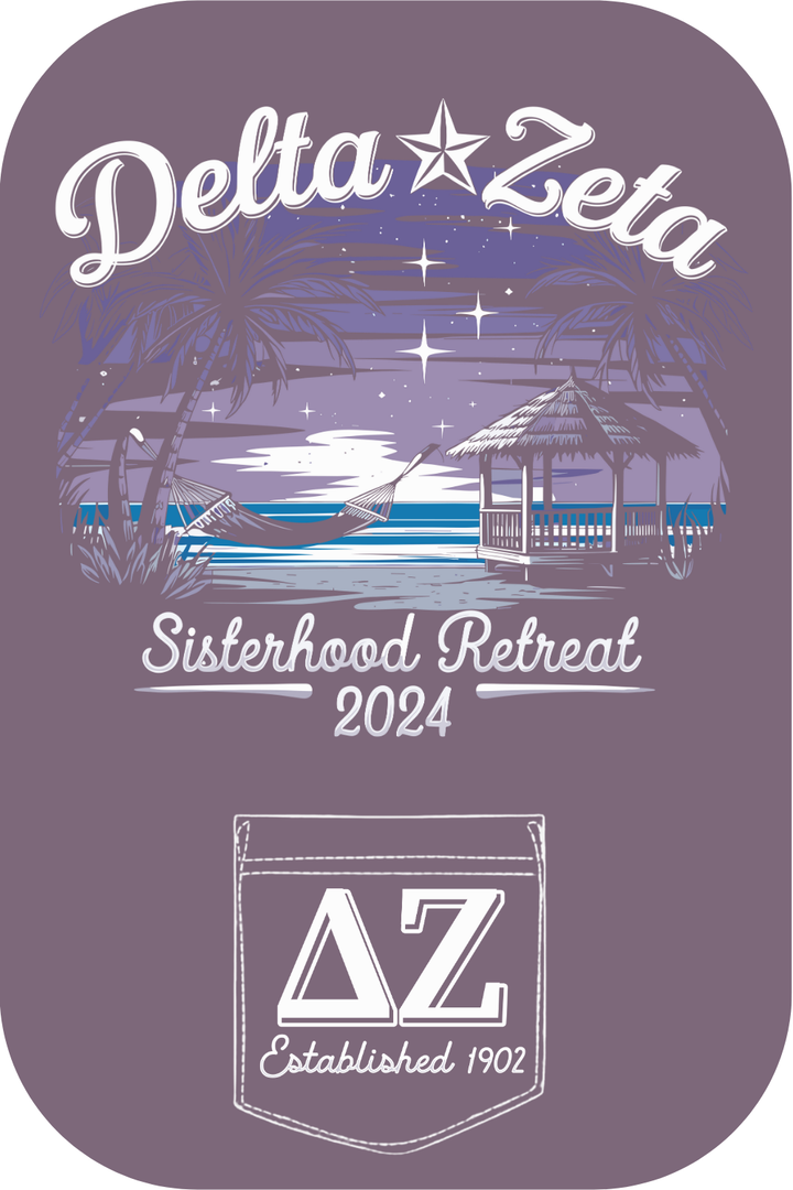 Custom Delta Zeta Sisterhood Retreat