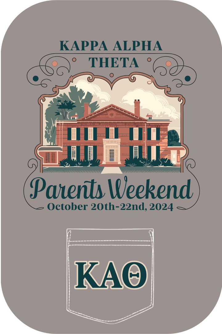 Custom Kappa Alpha Theta Parents Weekend