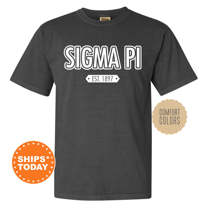 Sigma Pi Legacy Fraternity T-Shirt | Sigma Pi Shirt | Fraternity Chapter Shirt | Rush Shirt | Comfort Colors Tees | Gift For Him _ 10923g