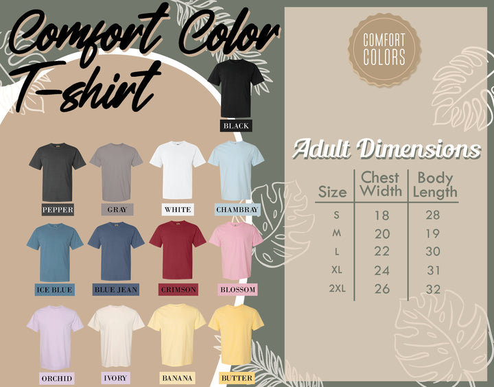 Gamma Phi Beta White Year Left Chest Graphic Sorority T-Shirt | Gamma Phi Comfort Colors Shirt | Big Little Gift | Trendy Shirt _ 17555g