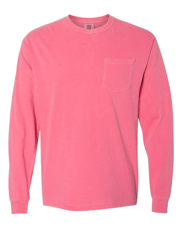 Comfort Colors Long Sleeve Pocket Tee - Kite and Crest