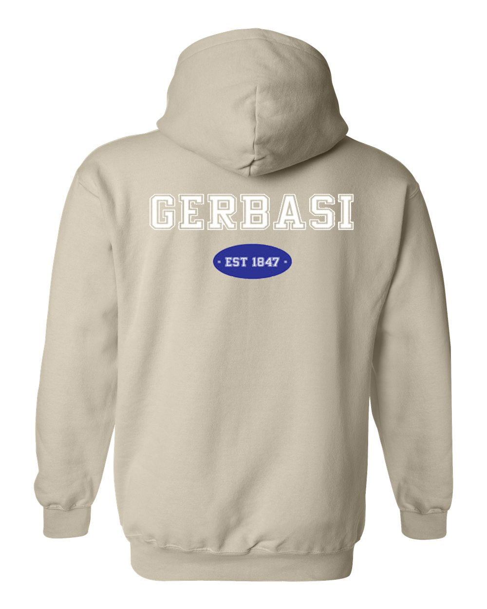 a sweatshirt with the word gerbasi on it