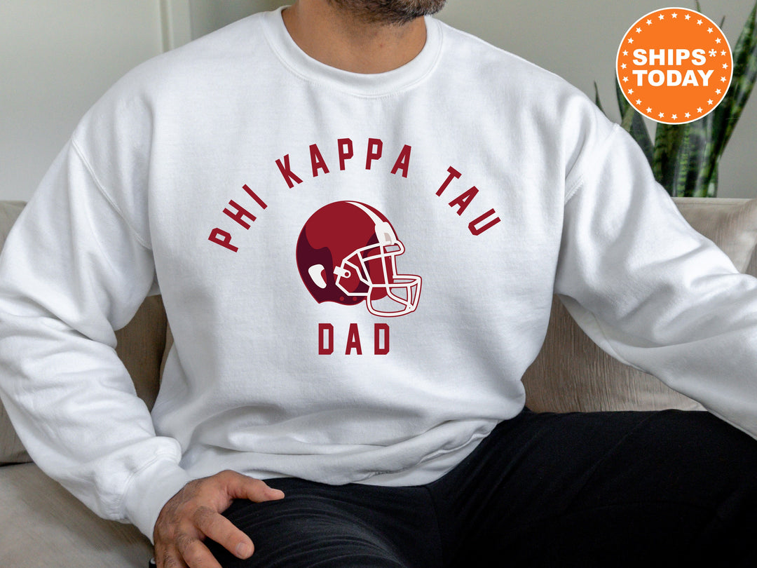 Phi Kappa Tau Fraternity Dad Fraternity Sweatshirt | Phi Tau Dad Sweatshirt | Fraternity Gift | College Greek Apparel | Gift For Dad _ 6712g