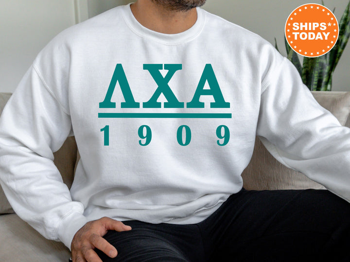 Lambda Chi Alpha Lettered Basic Fraternity Sweatshirt