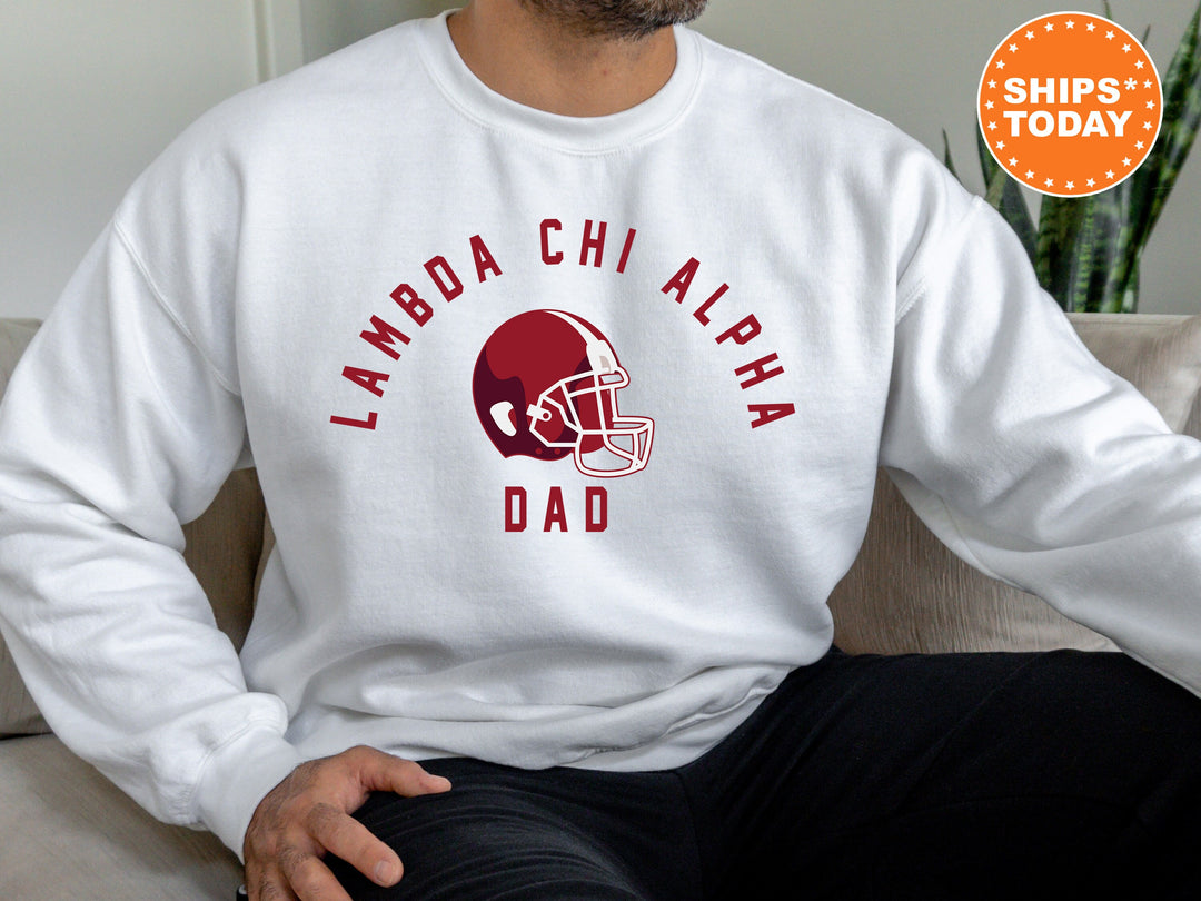 Lambda Chi Alpha Fraternity Dad Fraternity Sweatshirt | Lambda Chi Dad Sweatshirt | Fraternity Gift | Greek Apparel | Gift For Dad _ 6709g