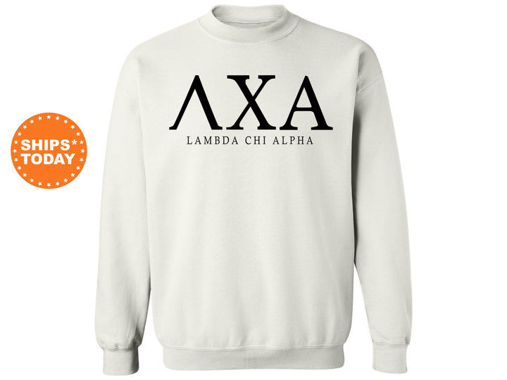 Lambda Chi Alpha Block Letter Fraternity Sweatshirt