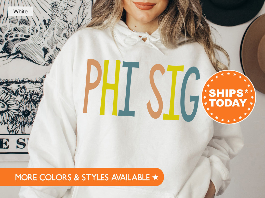 Phi Sigma Sigma Uniquely Me Sorority Sweatshirt | Phi Sig Merch | Sorority Initiation Gift | Phi Sig Hoodie | Big Little Reveal _ 5829g