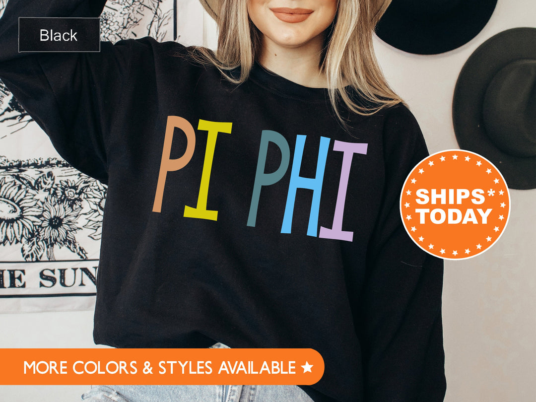 Pi Beta Phi Uniquely Me Sorority Sweatshirt | Pi Phi Hoodie | Sorority Letters | Big Little Gift | Sorority Gift | Pi Phi Initiation _ 5830g