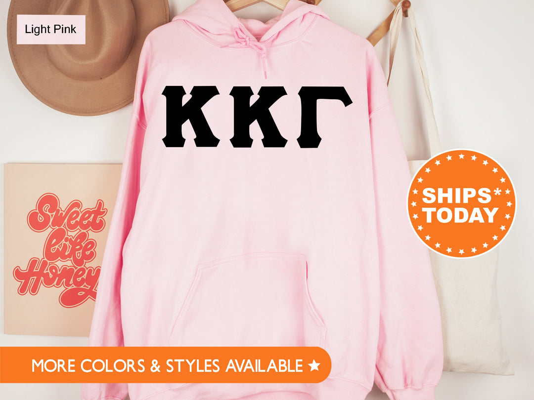 Kappa Kappa Gamma Super Simple Sorority Sweatshirt | Kappa Greek Letter Sweatshirt | Sorority Letters | Big Little | College Apparel