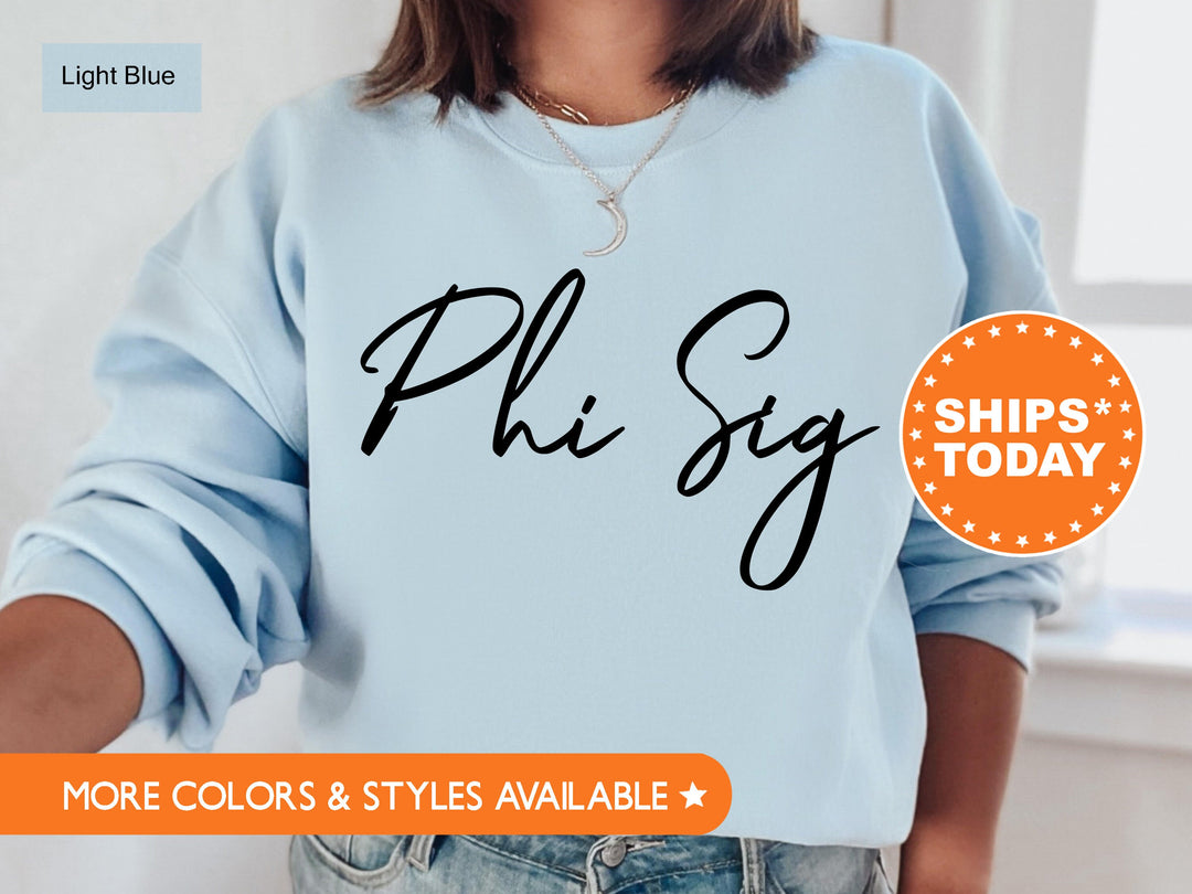 Phi Sigma Sigma Nickname Sorority Sweatshirt | Phi Sig Sorority Apparel | Big Little Reveal | Sorority Merch | College Greek Apparel