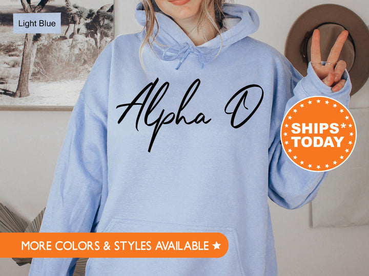 Alpha Omicron Pi Nickname Sorority Sweatshirt | Alpha O Sorority Apparel | Big Little Reveal | Sorority Gift | College Greek Apparel