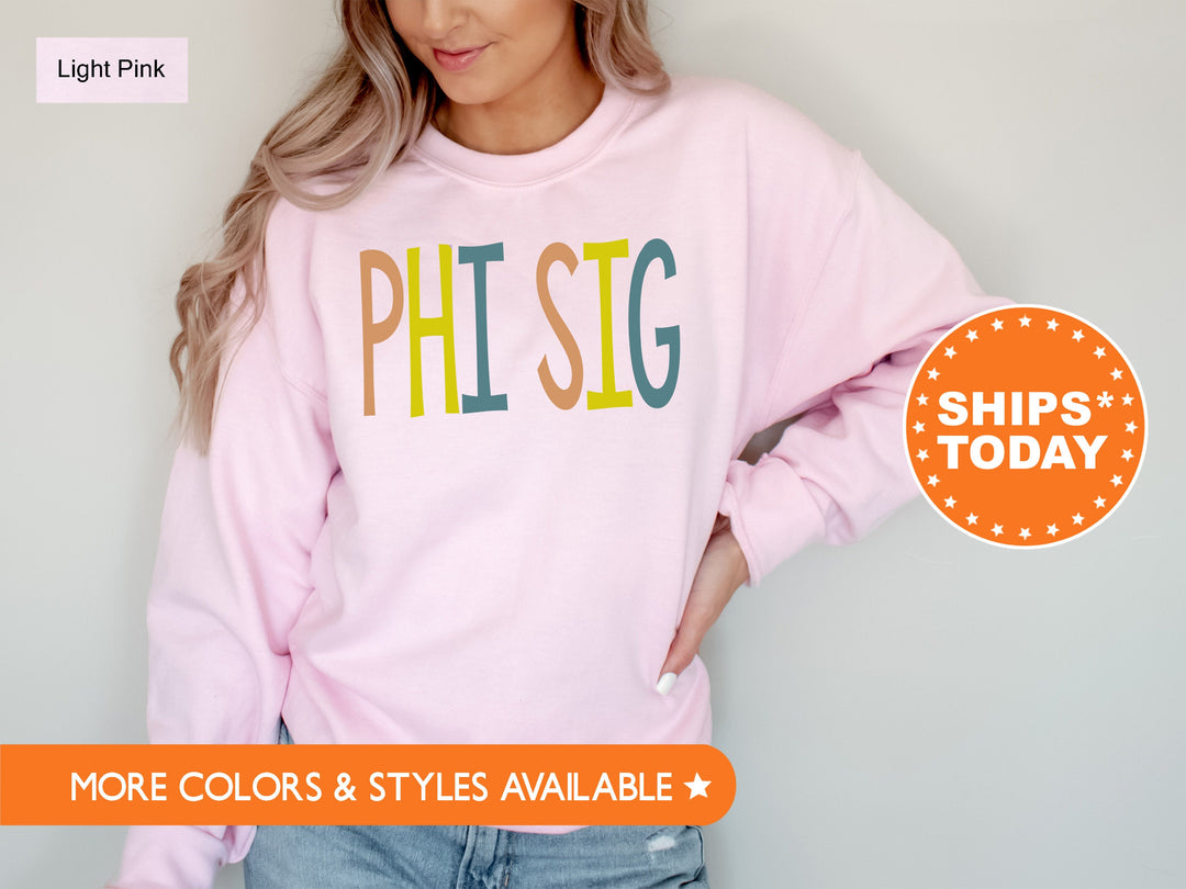 Phi Sigma Sigma Uniquely Me Sorority Sweatshirt | Phi Sig Merch | Sorority Initiation Gift | Phi Sig Hoodie | Big Little Reveal _ 5829g