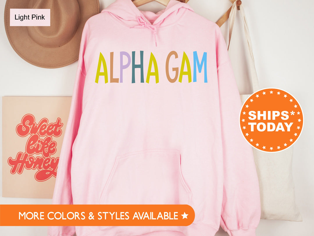 Alpha Gamma Delta Uniquely Me Sorority Sweatshirt | Alpha Gam Sweatshirt | AGD Sorority Letters | Big Little Reveal | Sorority Gift _ 5813g