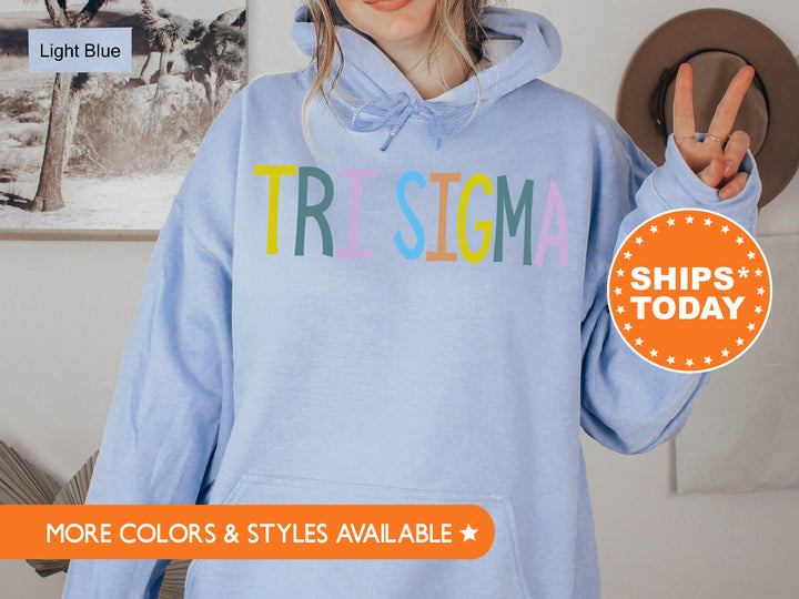 Sigma Sigma Sigma Uniquely Me Sorority Sweatshirt | Tri Sigma Hoodie | Greek Apparel | Big Little Reveal | Tri Sig Initiation Gift _ 5833g