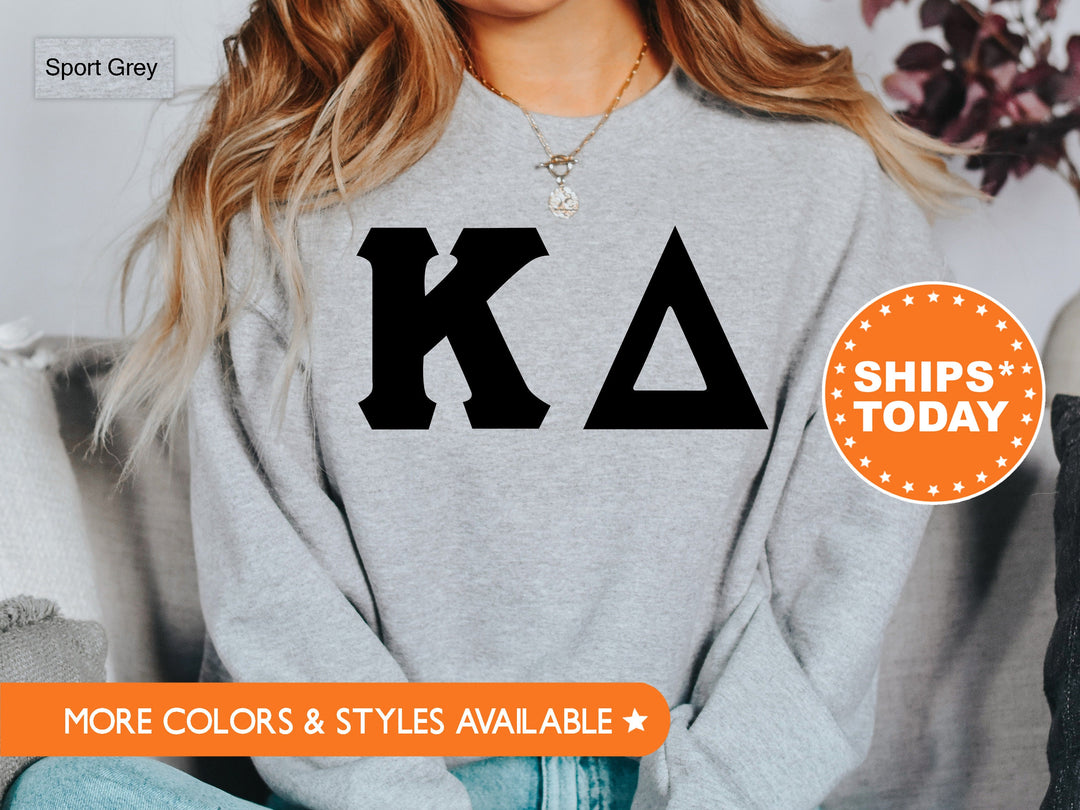 Kappa Delta Super Simple Sorority Sweatshirt | Kay Dee Greek Letters Sweatshirt | Sorority Letters | Big Little | College Apparel