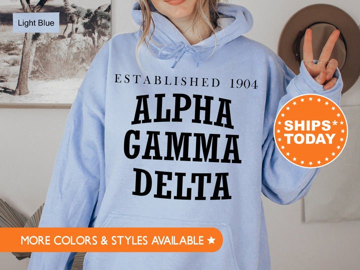 Alpha Gamma Delta Founding Sorority Sweatshirt | Alpha Gamma Delta Sweatshirt | Alpha Gam Crewneck | AGD Hoodie | Big Little Reveal _ 5445g