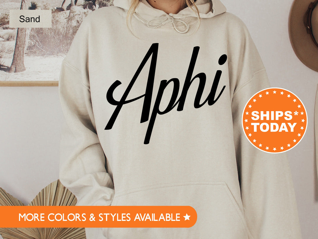 Alpha Phi Preppy Sorority Sweatshirt | APHI Sorority Reveal | Big Little Gift | Alpha Phi Sorority Merch | College Greek Sweatshirt _ 5291g