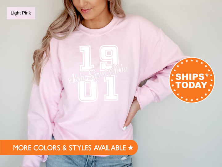 Alpha Sigma Alpha Big Year Sorority Sweatshirt | ASA Greek Apparel | Sorority Bid Day | Big Little Reveal Gift | Sorority Hoodie _ 7234g