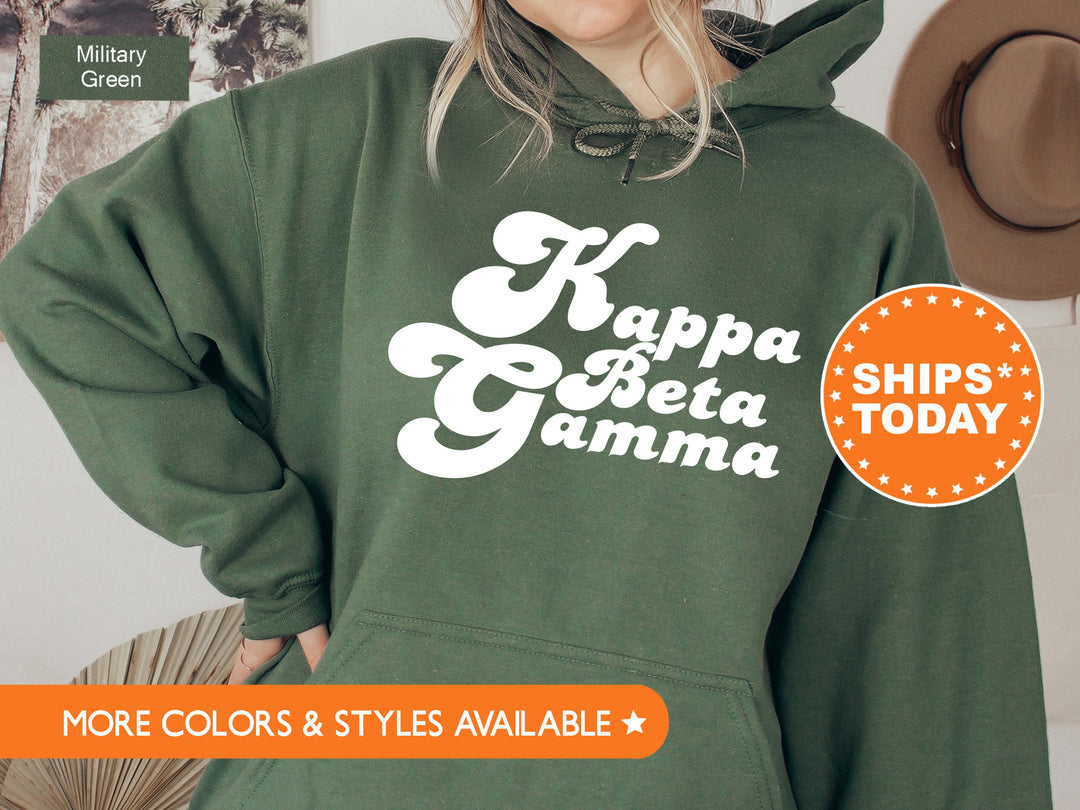 Kappa Beta Gamma 80's Disco Sorority Sweatshirt | KBG Sorority Apparel | Big Little Reveal | Sorority Gift | College Greek Apparel _ 8484g