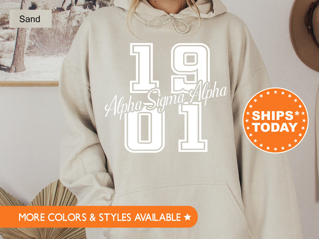 Alpha Sigma Alpha Big Year Sorority Sweatshirt | ASA Greek Apparel | Sorority Bid Day | Big Little Reveal Gift | Sorority Hoodie _ 7234g