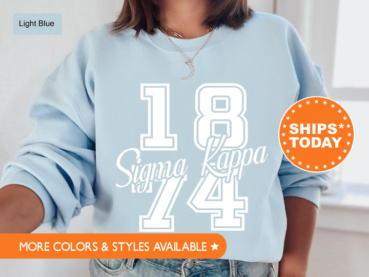 Sigma Kappa Big Year Sorority Sweatshirt | Sig Kap Merch | Big Little Reveal | Greek Apparel | Sigma Kappa Hoodie | Bid Day Gifts _ 7250g