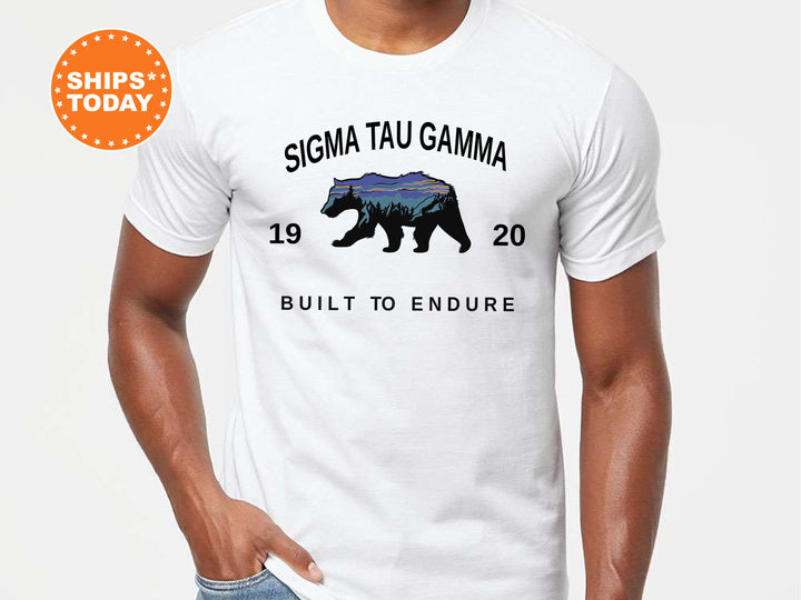Sigma Tau Gamma Built Different Fraternity T-Shirt | Sig Tau Fraternity Shirt | Sigma Tau Gamma Shirt | Fraternity Bid Day Gifts _ 6135g