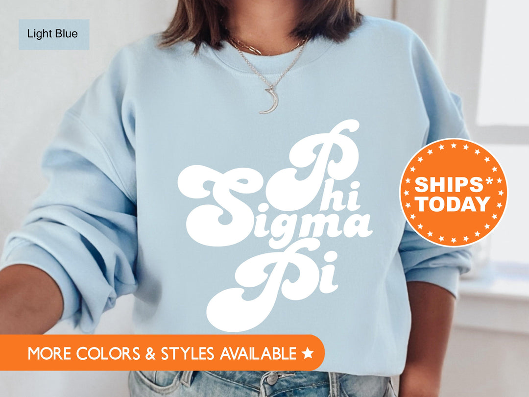 Phi Sigma Pi 80's Disco Coed Sweatshirt | Greek Apparel | Coed Fraternity | Sorority Hoodie | Phi Sigma Pi Gift | Retro Sweatshirt _ 8778g