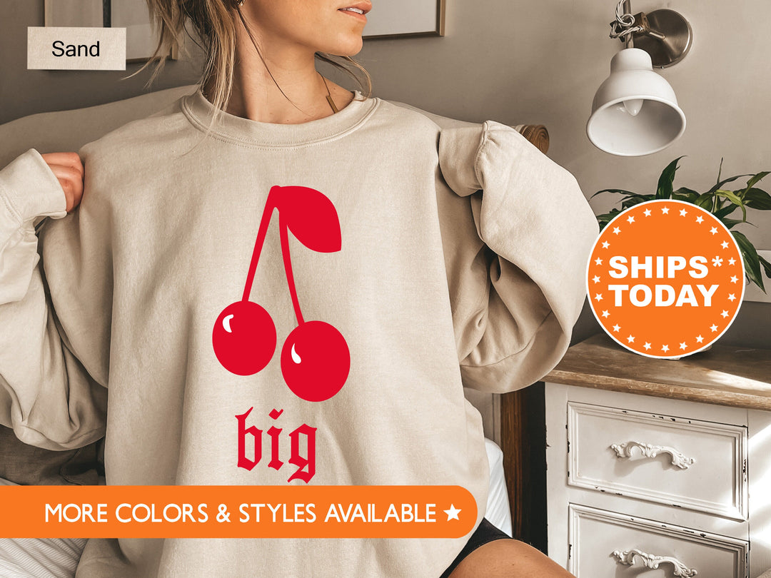 Big Little Cherry Bombs Sorority Sweatshirt | Big Little Family Sweatshirt | Big Little Reveal Gift | Big Little GBig GGBig Sweatshirt _ 133