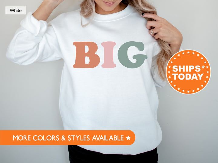 Big Little GBig GGBig Pastel Tints Sorority Sweatshirt | Big Little Reveal Gifts | Big Little Family Sweatshirt | Sorority Apparel _ 101