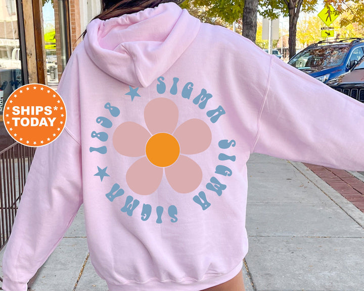 Sigma Sigma Sigma Petal Print Sorority Sweatshirt | Tri Sigma Sorority Hoodie | Greek Apparel | Big Little Gift | Sorority Merch